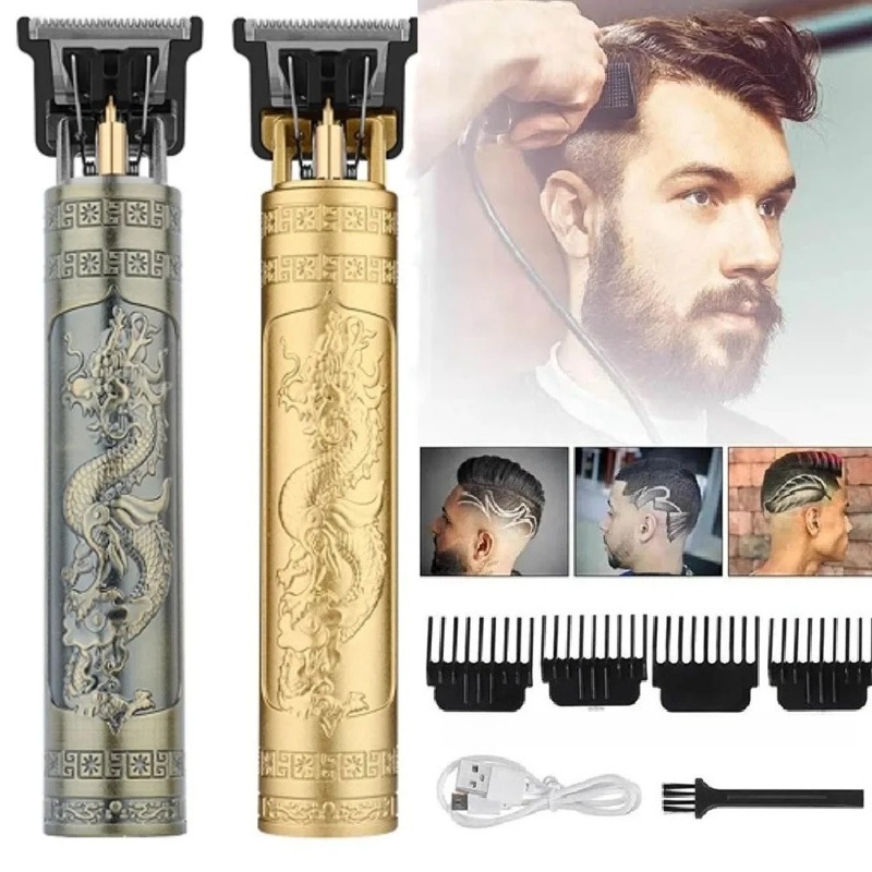 Men'S Grooming Essentials - เครื่องโกนหนวดไฟฟ้า T9 แบบไร้สายสำหรับผู้ชาย พร้อมหวีรองตัด 4 ขนาด