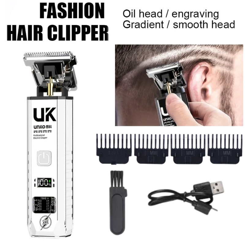 Men'S Grooming Essentials - เครื่องตัดผมไฟฟ้าสำหรับผู้ชาย ไร้สาย เครื่องเล็มเคราแบบมืออาชีพ พร้อมหวีรองตัด 4 ขนาด