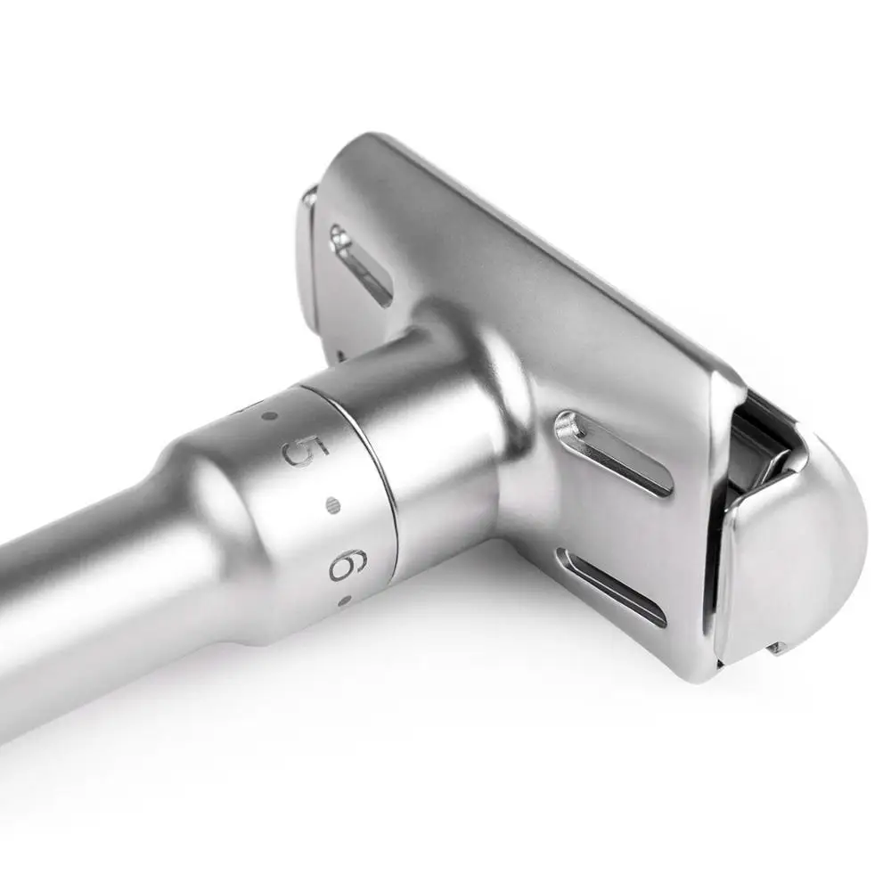 Straight Razor Safety - มีดโกนหนวดแบบใบมีดคู่สแตนเลส, มีดโกนหนวดแบบตรงสไตล์เรโทรวินเทจ, เครื่องมือโกนหนวดสำหรับผู้ชายแบบคลาสสิก