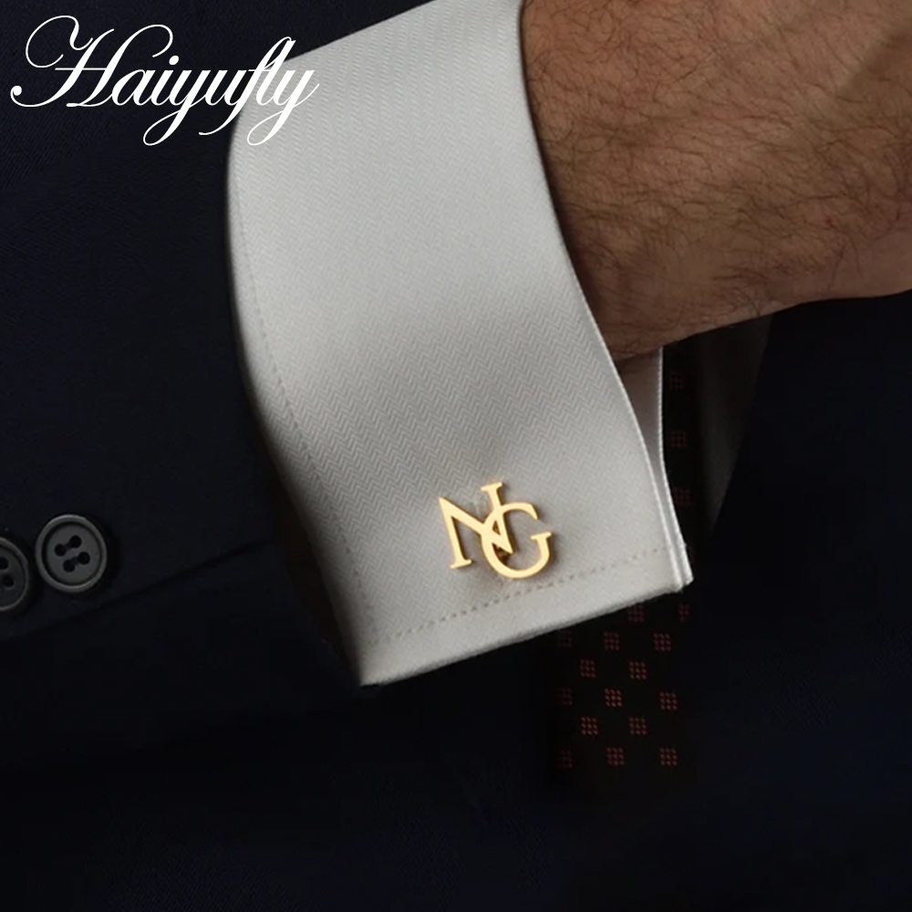 Men Grooming Usa - Haiyufly กระดุมข้อมือเสื้อเชิ้ตผู้ชายสแตนเลสสำหรับเจ้าบ่าวของขวัญเครื่องประดับสำหรับงานแต่งงานที่ดีที่สุดของผู้ชาย