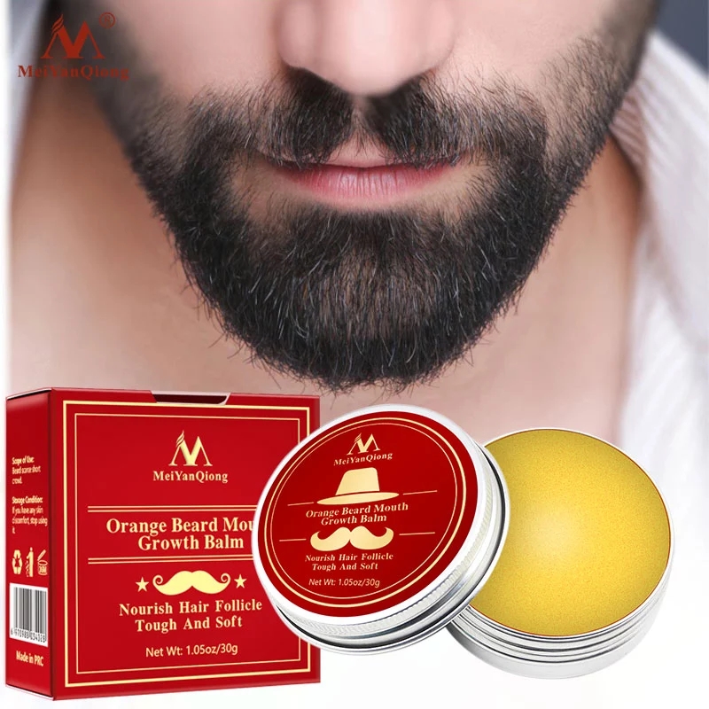 Men'S Grooming Aftershave - ธรรมชาติสีส้ม Organic Beard Oil Beard บาล์มขี้ผึ้งผมผลิตภัณฑ์