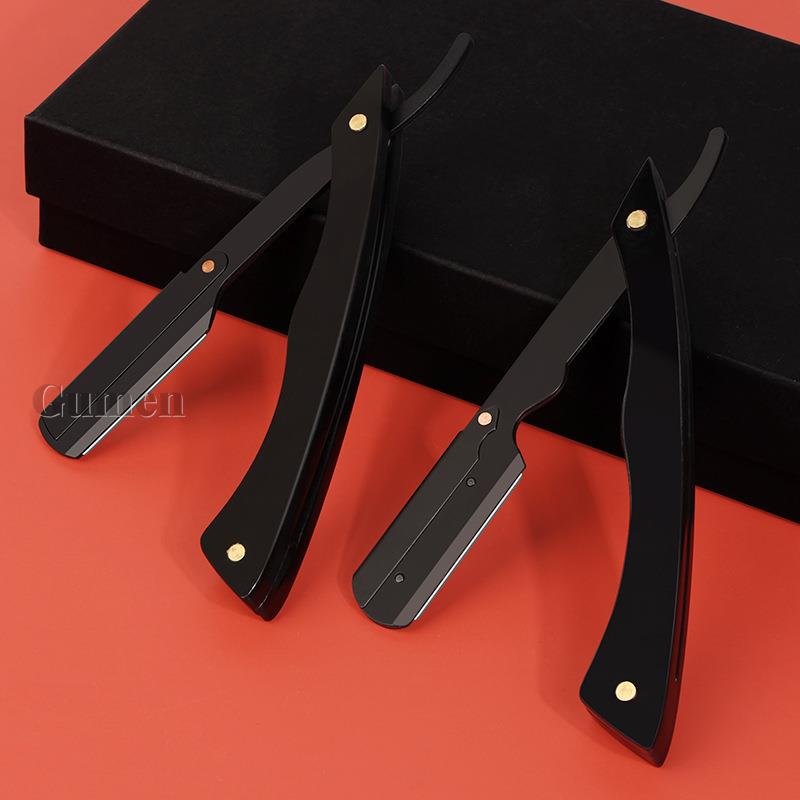 คู่มือสแตนเลสตรงมีดโกนอะคริลิค - Straight Razor Safety บทวิจารณ์และราคา