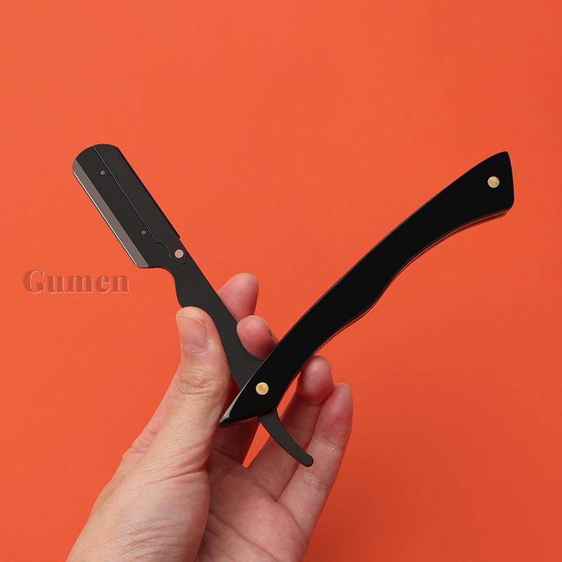 คู่มือสแตนเลสตรงมีดโกนอะคริลิค - Straight Razor Safety บทวิจารณ์และราคา