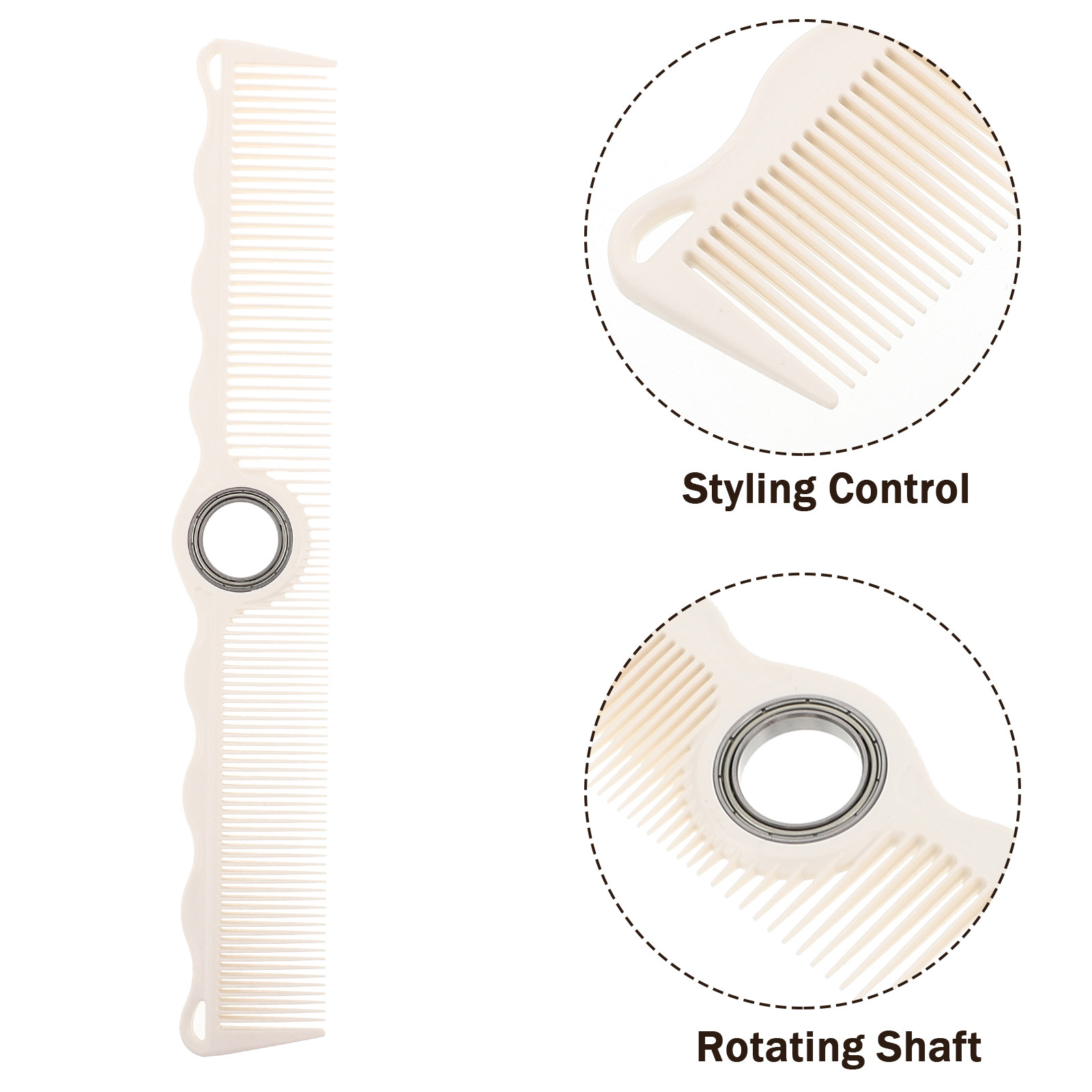 หวีหมุนได้สำหรับช่างตัดผม หวีซ - Comb Fine Tooth บทวิจารณ์และราคา