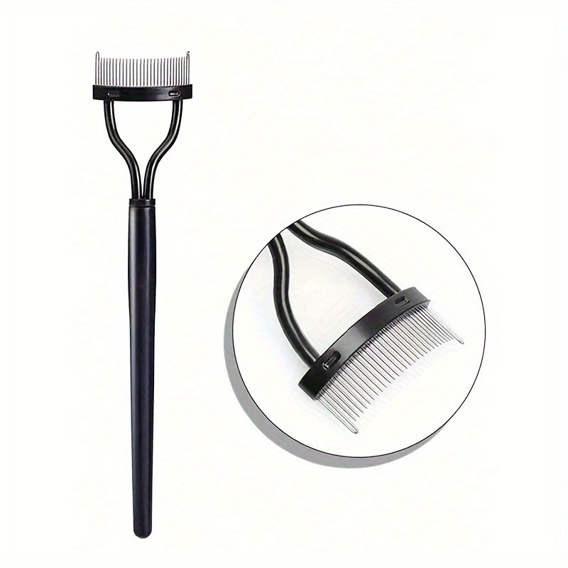 แปรงหวีขนตาแบบเข็มเหล็ก 1 ชิ้น - Comb Fine Tooth บทวิจารณ์และราคา