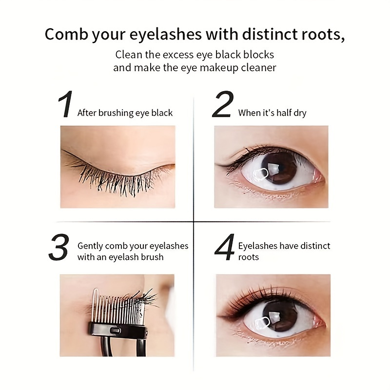 แปรงหวีขนตาแบบเข็มเหล็ก 1 ชิ้น - Comb Fine Tooth บทวิจารณ์และราคา