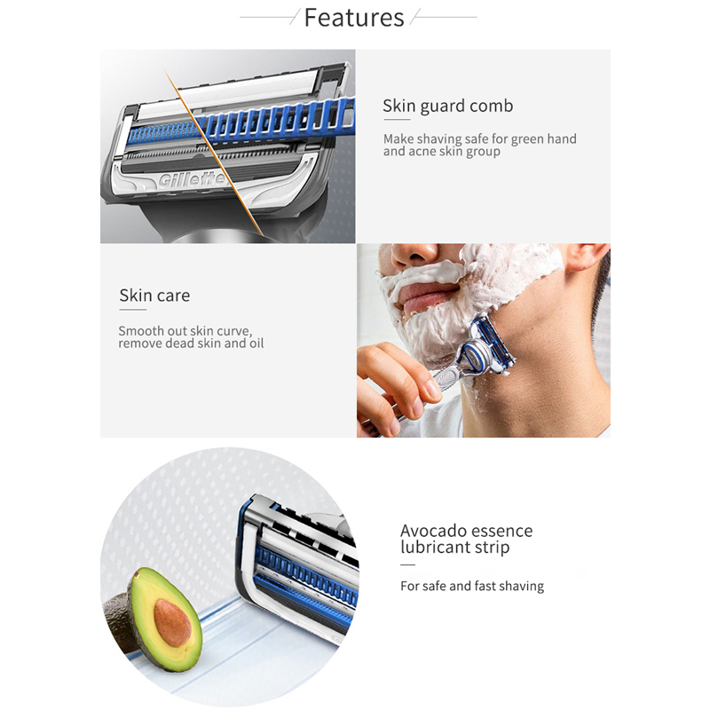 Gillette Skinguard มีดโกนหนวดเ - Straight Razor Safety บทวิจารณ์และราคา
