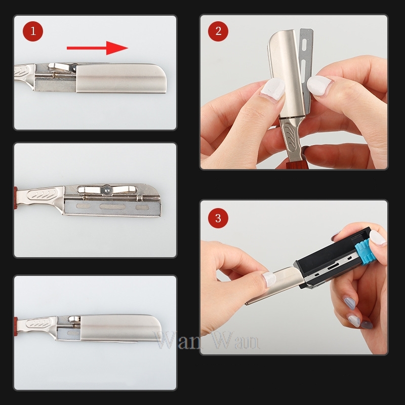 ไม้เคราTrimmer Retro Manual St - Straight Razor Safety บทวิจารณ์และราคา
