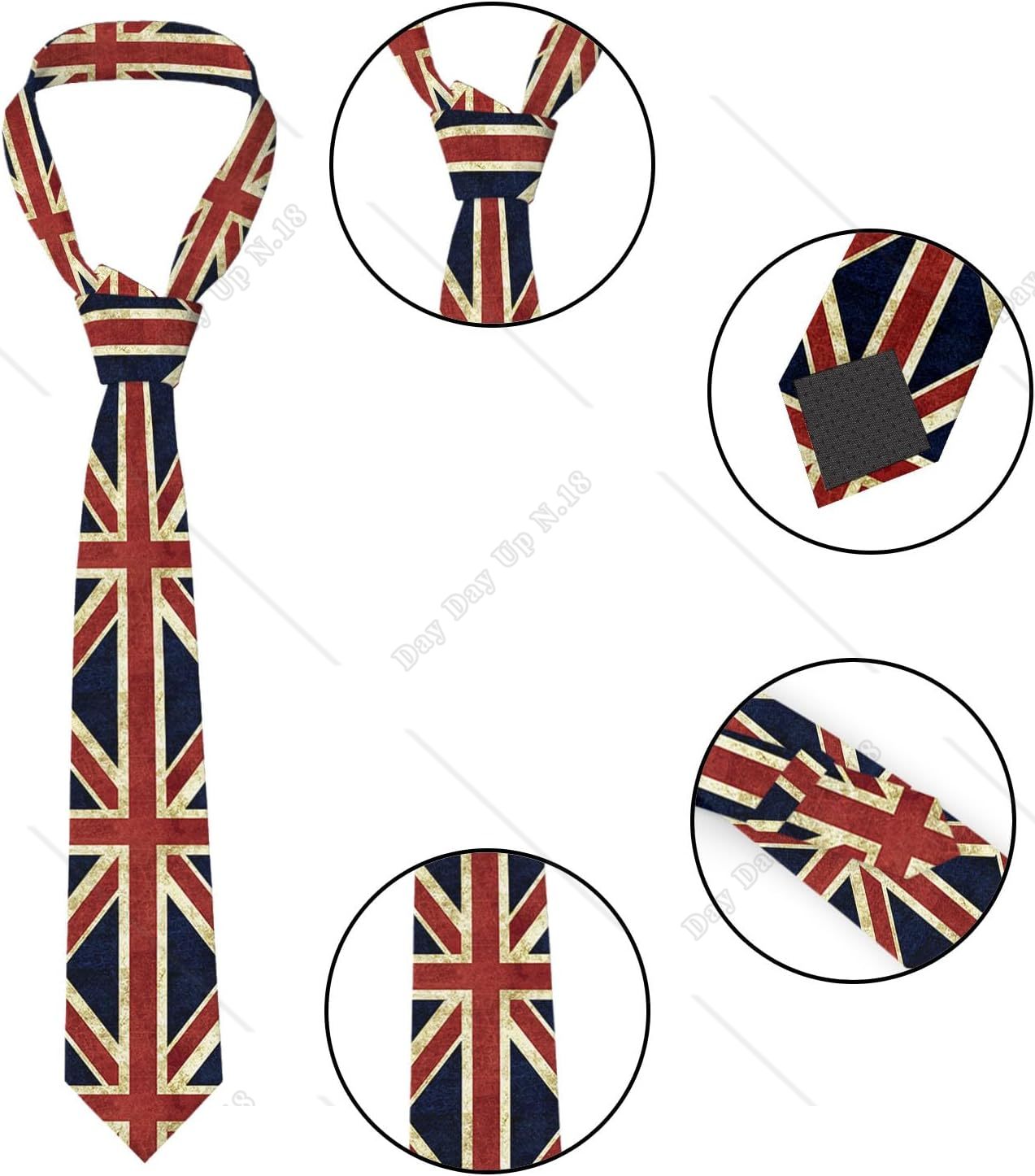 UK Flag Men's Tie เนคไทชุดสูทธ - Men'S Grooming Uk บทวิจารณ์และราคา