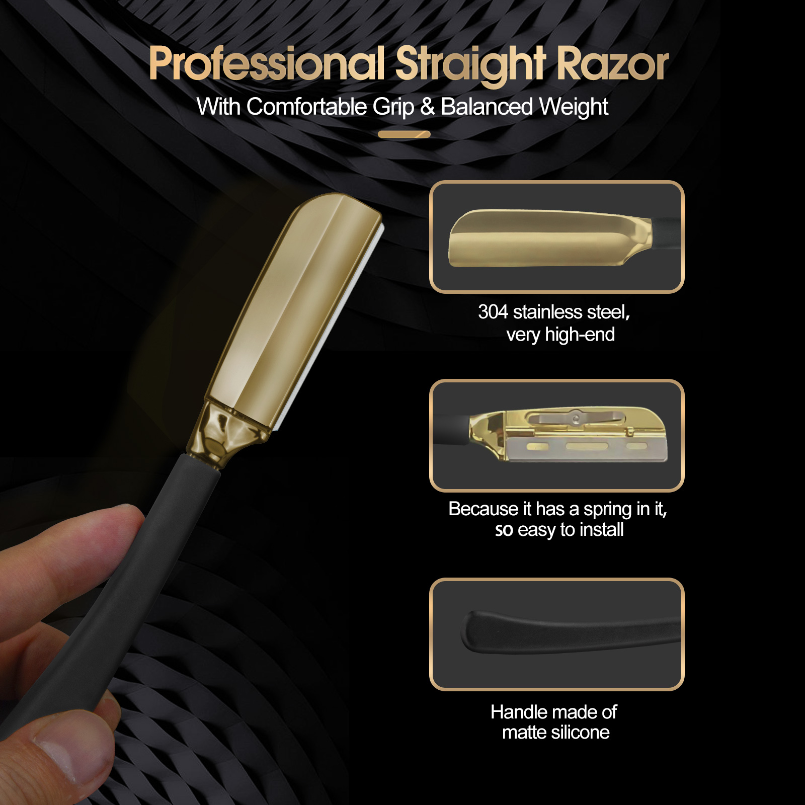 มีดโกนหนวดแบบตรง 1 ชิ้น สำหรับ - Straight Razor Safety บทวิจารณ์และราคา