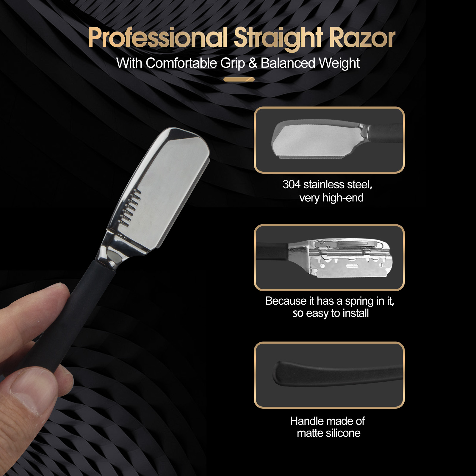 มีดโกนหนวดแบบตรง 1 ชิ้น สำหรับ - Straight Razor Safety บทวิจารณ์และราคา