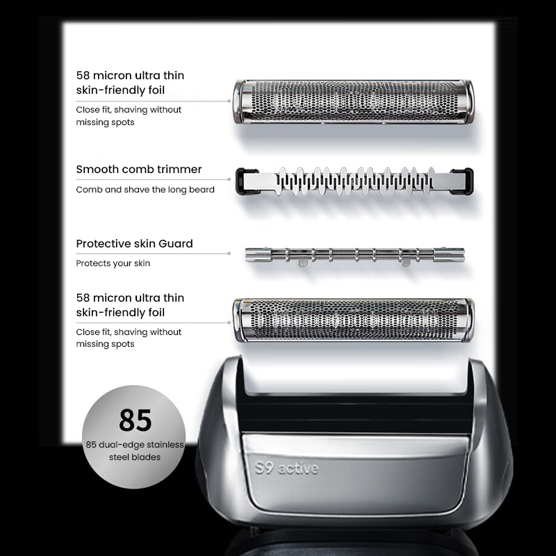 เครื่องโกนหนวดไฟฟ้า Braun S9 A - Men'S Grooming Uk บทวิจารณ์และราคา