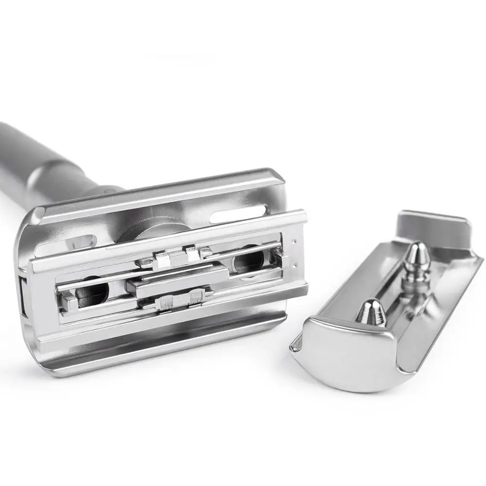 มีดโกนหนวดแบบใบมีดคู่สแตนเลส,  - Straight Razor Safety บทวิจารณ์และราคา