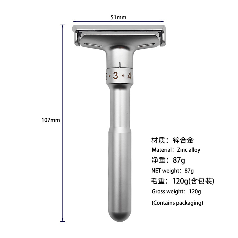 มีดโกนหนวดแบบใบมีดคู่สแตนเลส,  - Straight Razor Safety บทวิจารณ์และราคา