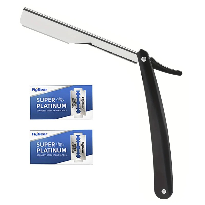 มีดโกนหนวดแบบมืออาชีพ ใบมีดตรง - Straight Razor Safety บทวิจารณ์และราคา