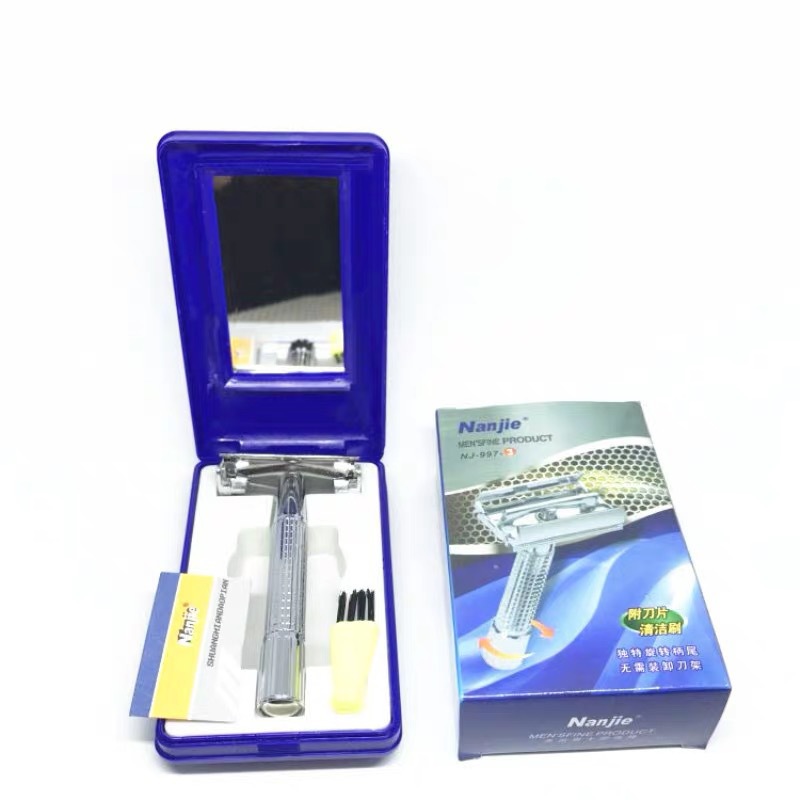 มีดโกนหนวดแบบด้ามจับเคลือบผิว  - Straight Razor Safety บทวิจารณ์และราคา