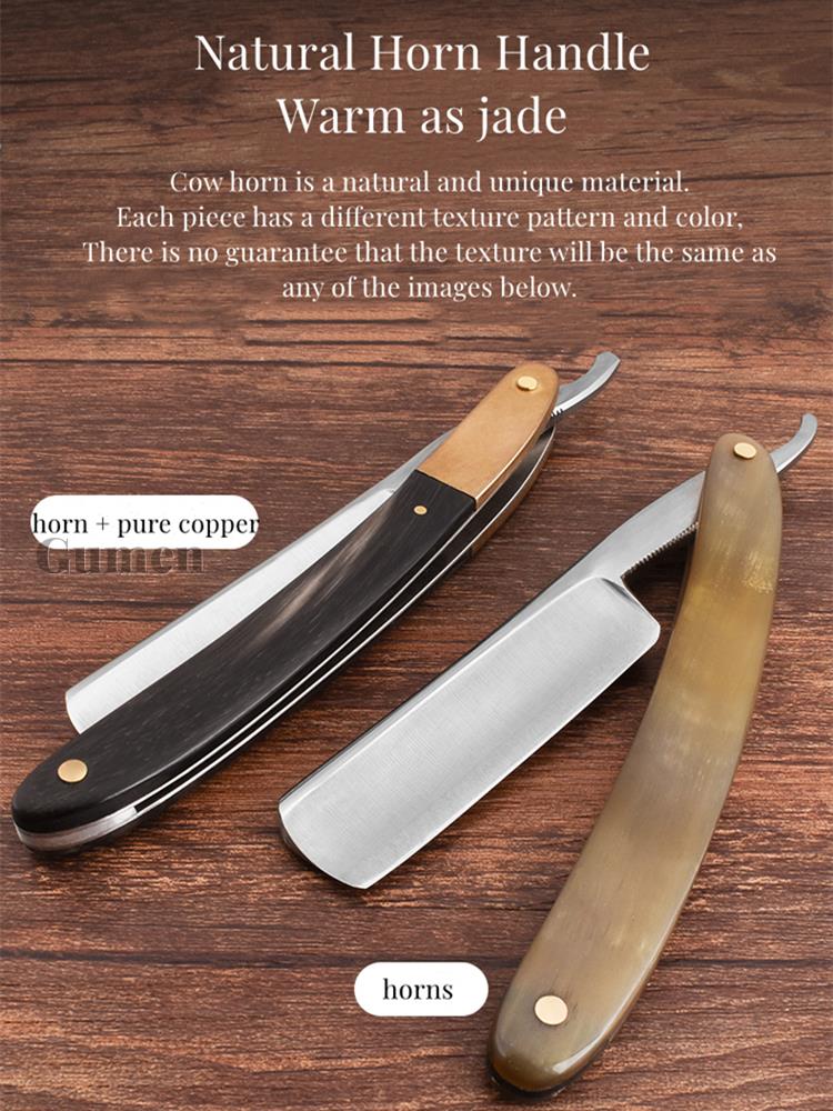 ญี่ปุ่น440C ตรงขอบ Sharp มีดโก - Straight Razor Safety บทวิจารณ์และราคา