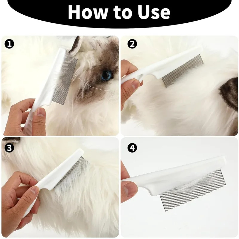 สแตนเลสสตีลฟันหวี Puppy Cat Ha - Comb Fine Tooth บทวิจารณ์และราคา