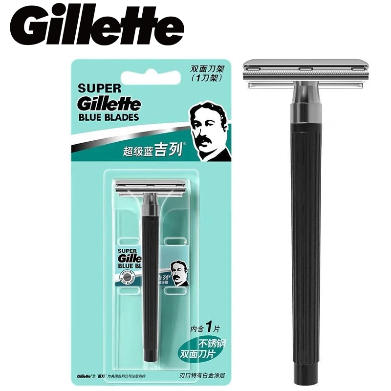 มีดโกนจิลเลตต์ ซุปเปอร์บลู มีด - Straight Razor Safety บทวิจารณ์และราคา