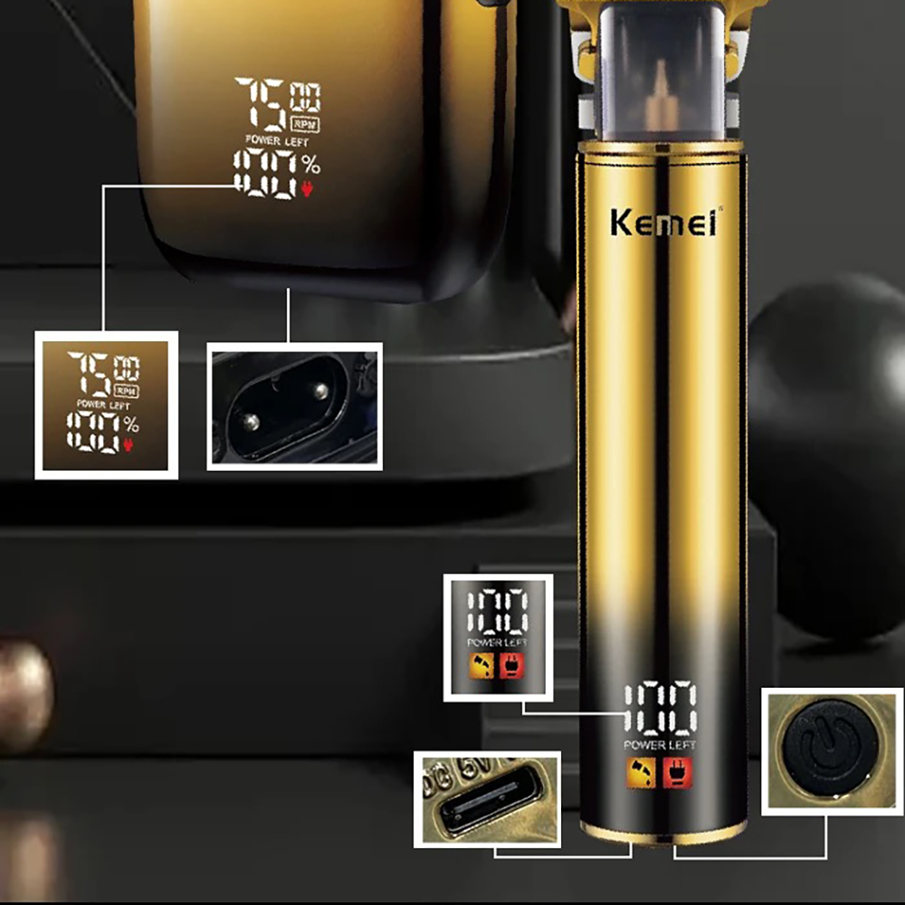 Kemei ผมTrimmerมีดโกนหนวดไฟฟ้า - Men'S Grooming Essentials บทวิจารณ์และราคา