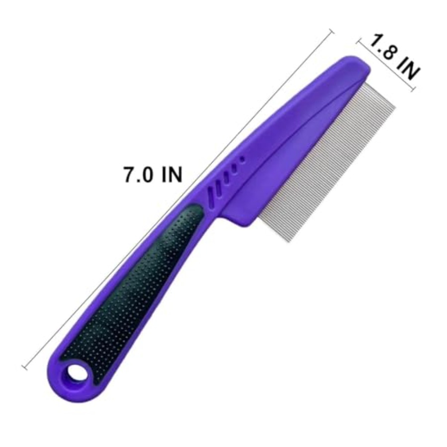 หวีกำจัดเห็บหมัดพร้อมด้ามจับยา - Comb Fine Tooth บทวิจารณ์และราคา