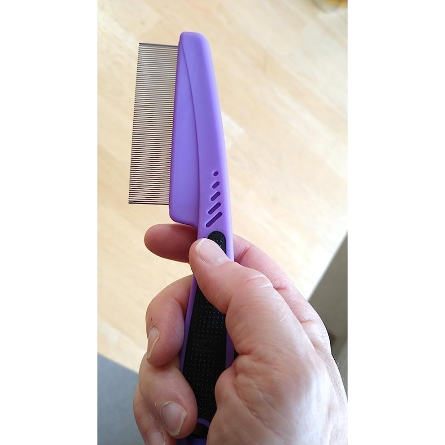 หวีกำจัดเห็บหมัดพร้อมด้ามจับยา - Comb Fine Tooth บทวิจารณ์และราคา